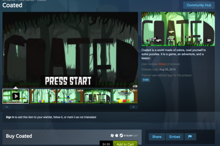Coated on Steam!!!