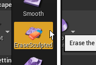 Terrain Sculpting Eraser